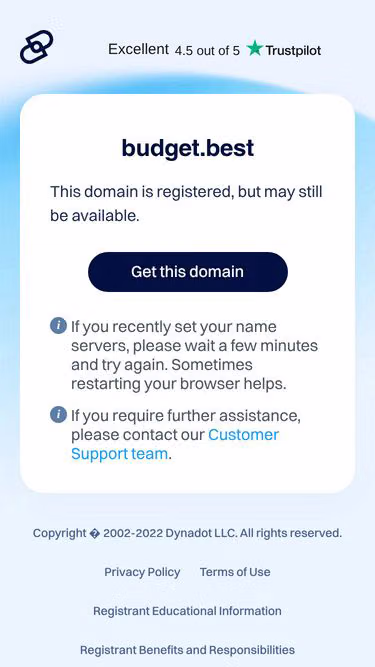 Screenshot of budget.best