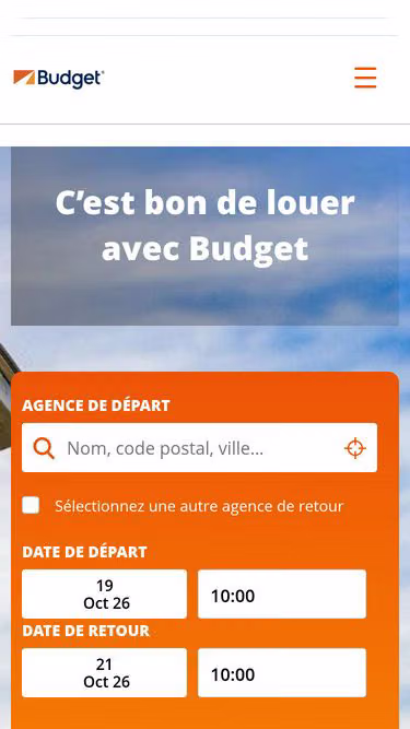 Screenshot of budget.lu