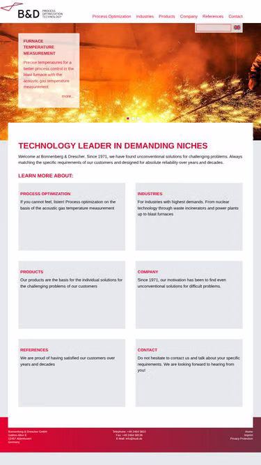 Screenshot of budi.de