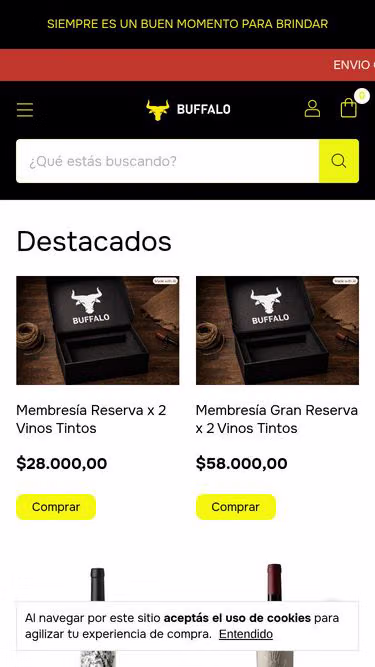Screenshot of buffalo.com.ar