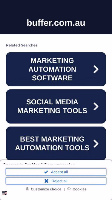 Screenshot of buffer.com.au