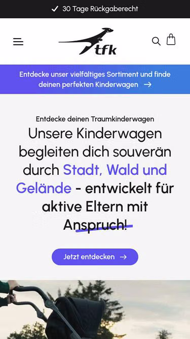 Screenshot of buggy.de
