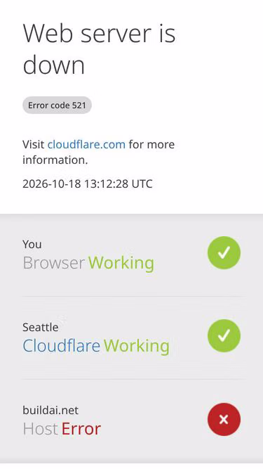 Screenshot of buildai.net