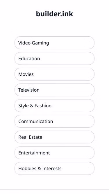 Screenshot of builder.ink