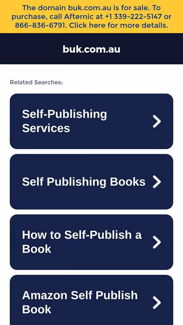 Screenshot of buk.com.au