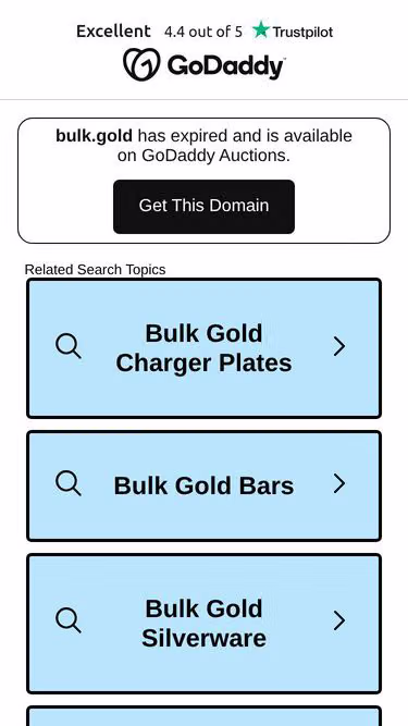 Screenshot of bulk.gold