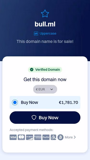 Screenshot of bull.ml