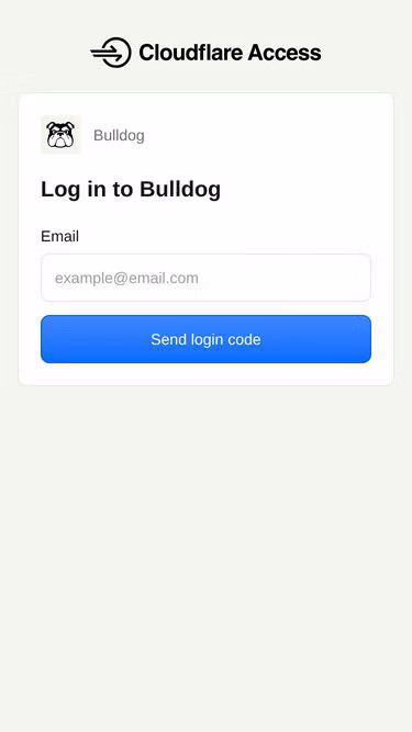 Screenshot of bulldog.run
