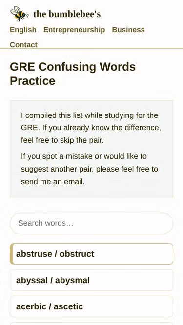 Screenshot of bumblebee.work