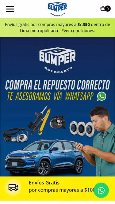 Screenshot of bumper.pe