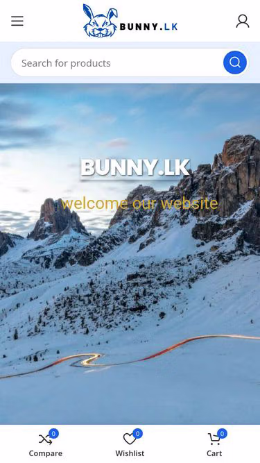 Screenshot of bunny.lk