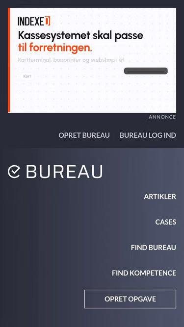 Screenshot of bureau.dk