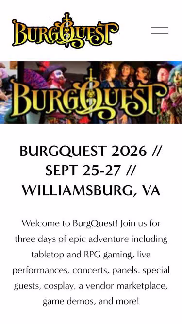 Screenshot of burg.quest