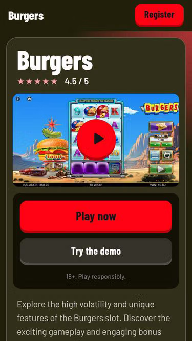 Screenshot of burgers.lat