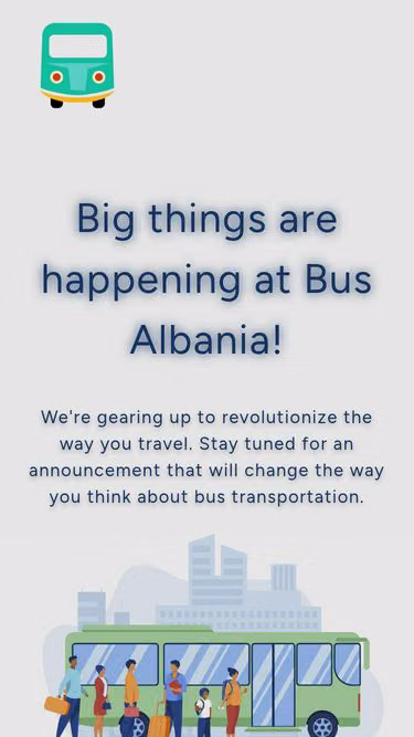Screenshot of bus.al