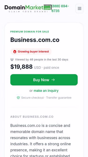Screenshot of business.com.co