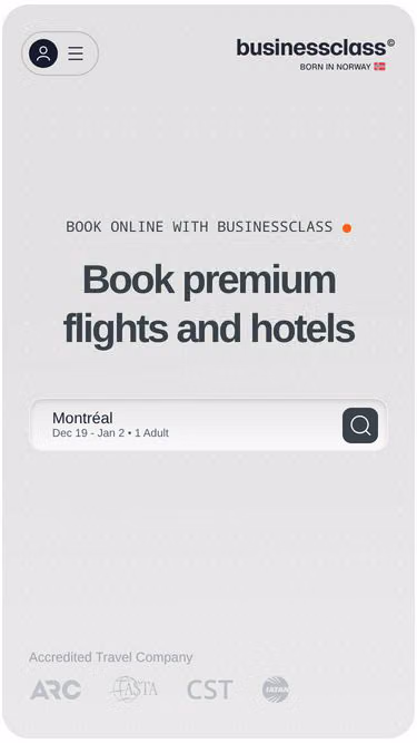 Screenshot of businessclass.si