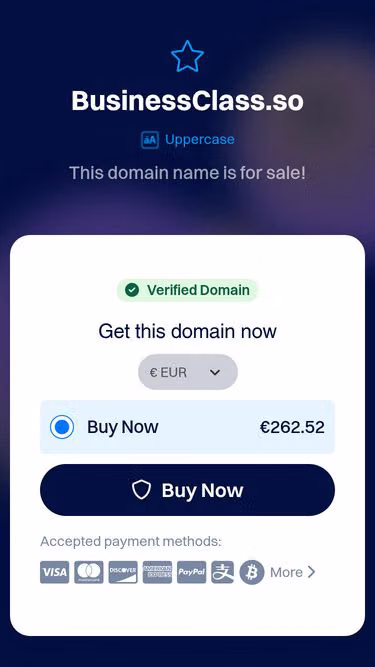 Screenshot of businessclass.so