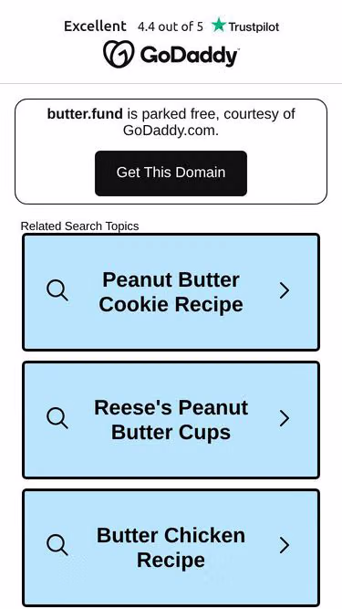Screenshot of butter.fund