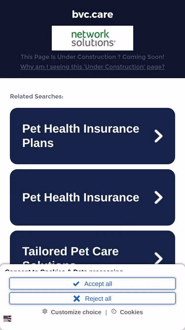 Screenshot of bvc.care