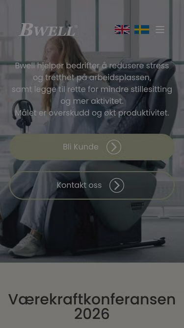 Screenshot of bwell.no