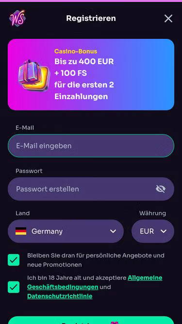 Screenshot of bwincasino.top