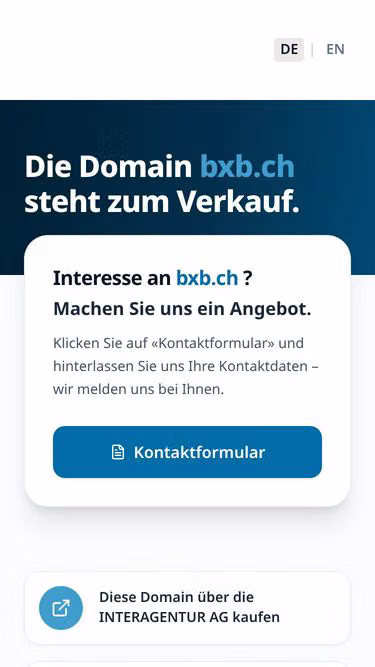 Screenshot of bxb.ch