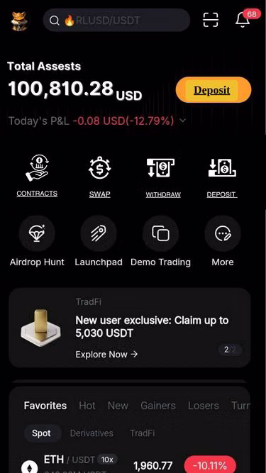 Screenshot of bybit.living