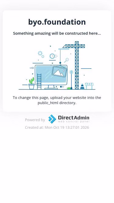 Screenshot of byo.foundation