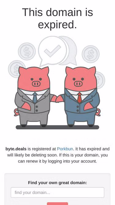 Screenshot of byte.deals