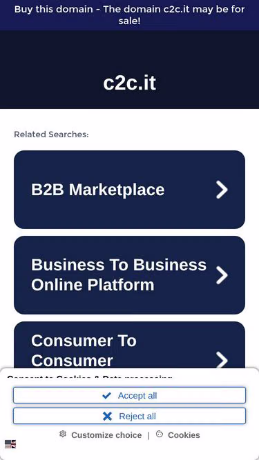 Screenshot of c2c.it