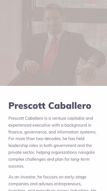 Screenshot of caballero.us