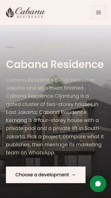 Screenshot of cabana.co.id
