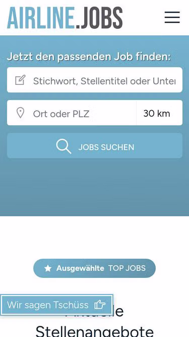 Screenshot of cabin.jobs