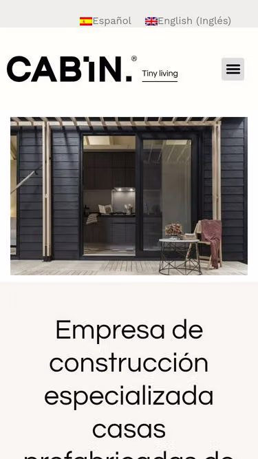 Screenshot of cabin.mx