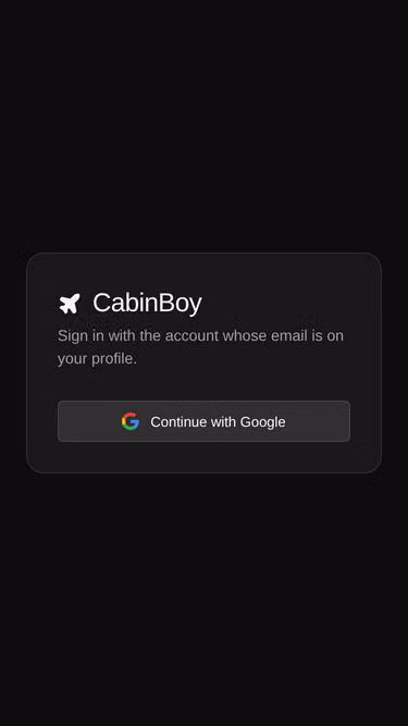 Screenshot of cabin.space
