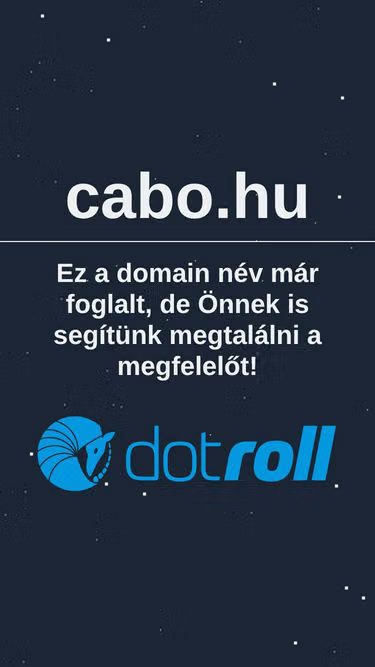Screenshot of cabo.hu