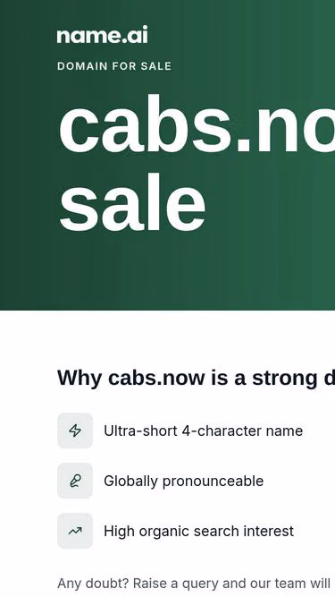 Screenshot of cabs.now