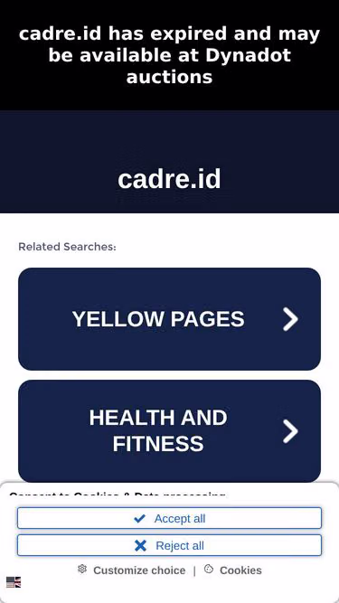 Screenshot of cadre.id