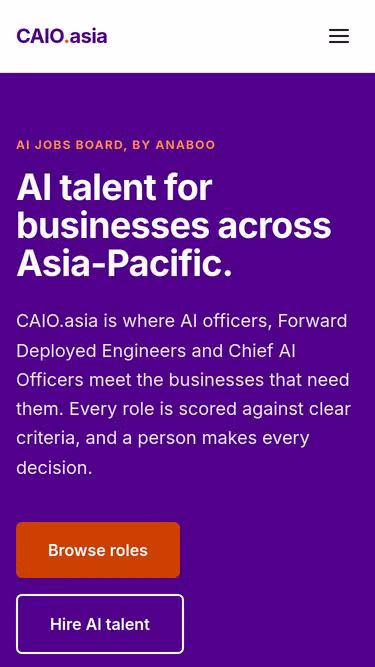Screenshot of caio.asia