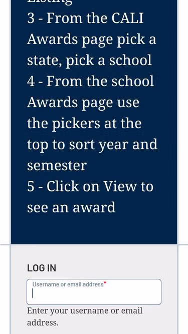 Screenshot of cali.education