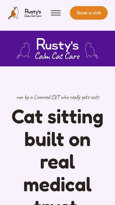 Screenshot of calm.cat