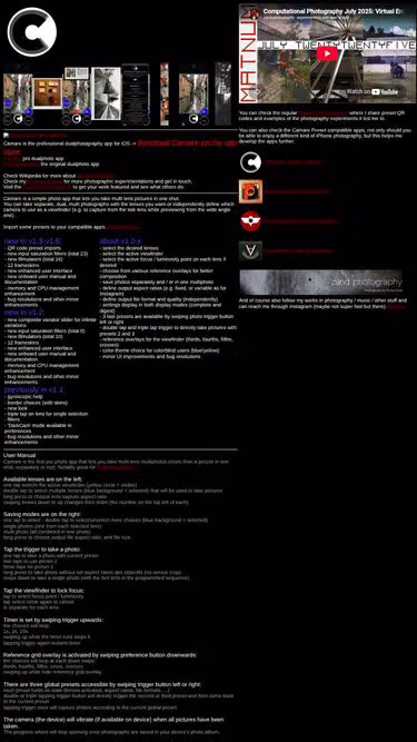 Screenshot of cama.re