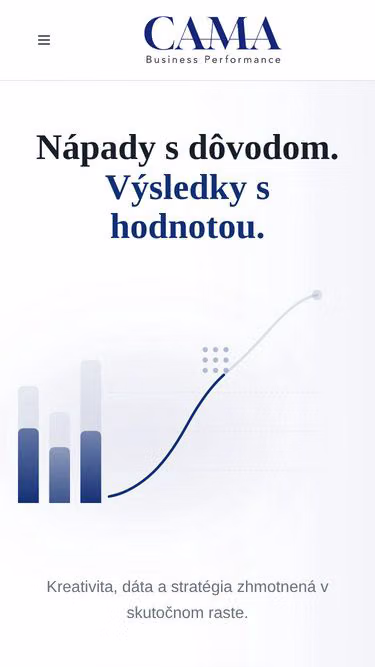Screenshot of cama.sk