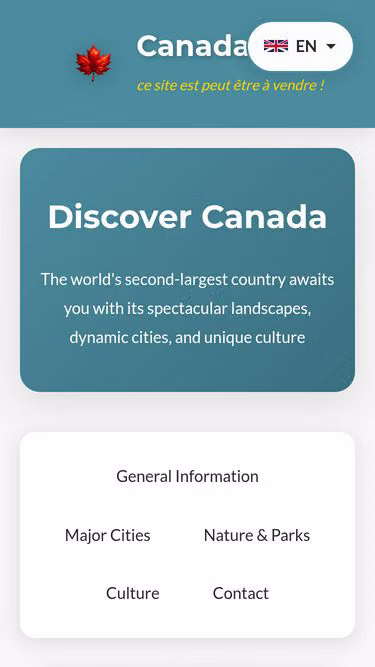 Screenshot of canada.fr