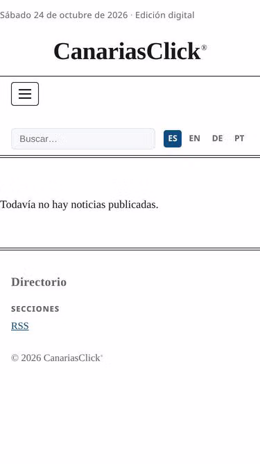Screenshot of canarias.click