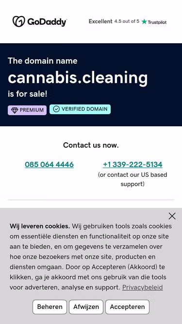 Screenshot of cannabis.cleaning