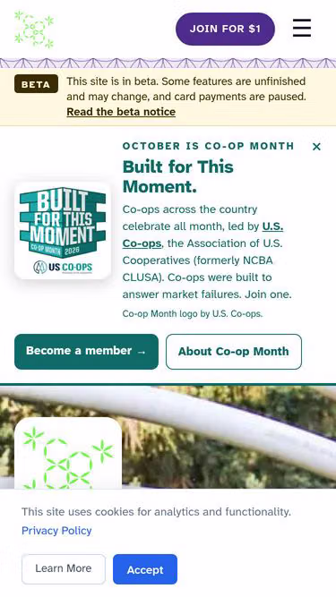 Screenshot of cannabis.coop