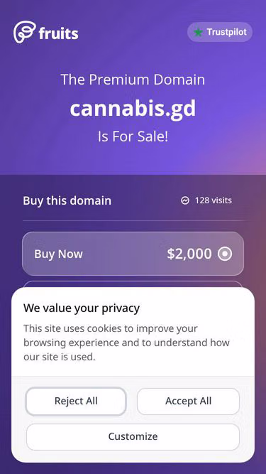Screenshot of cannabis.gd