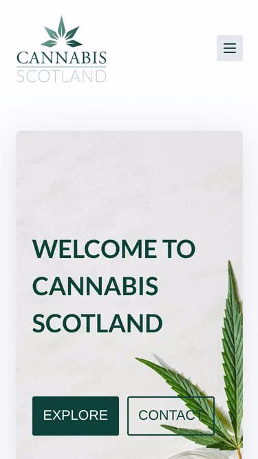 Screenshot of cannabis.scot